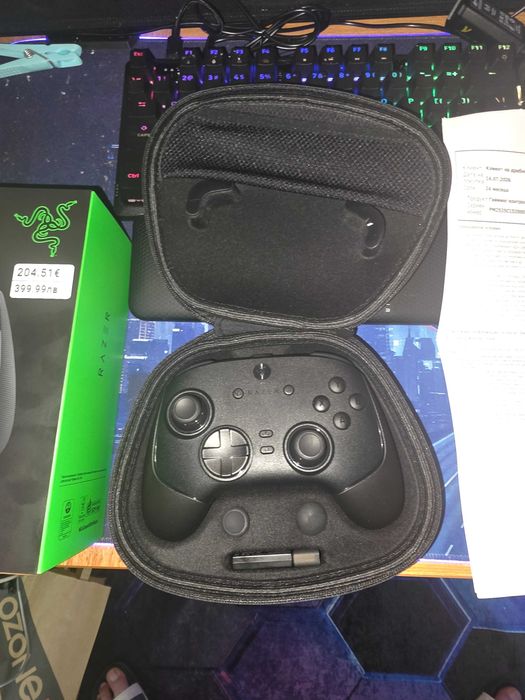 Продавам чисто нов Гейминг контролер Razer - Wolverine V3 Pro 8K PC, черен отворен само за преглед и тест