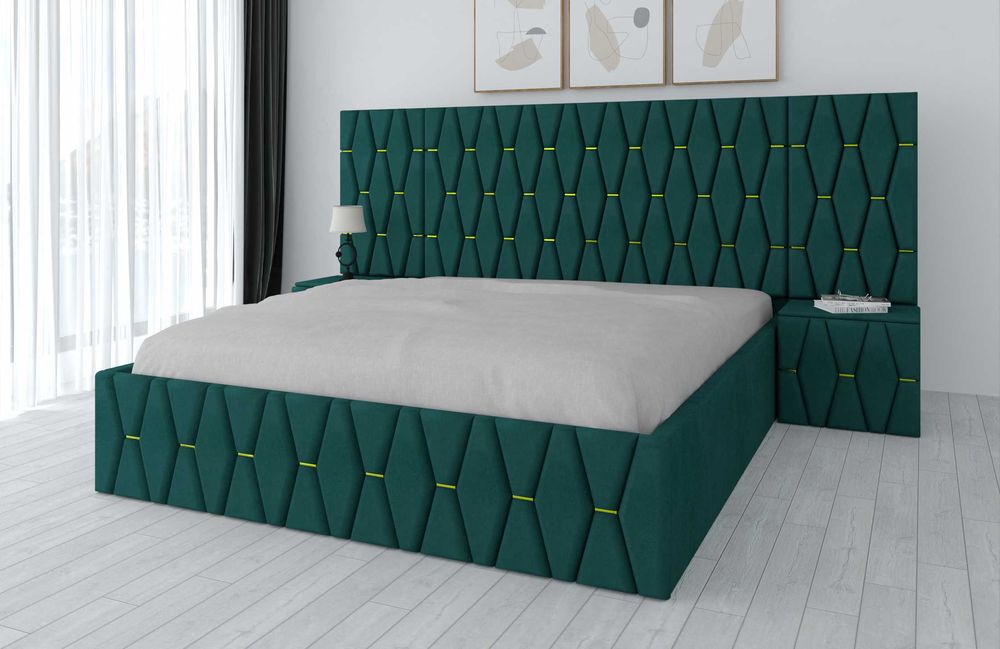 Paturi Tapitate Ieftine Gri Maro Verde Alb Negru Turcoaz Bej J19