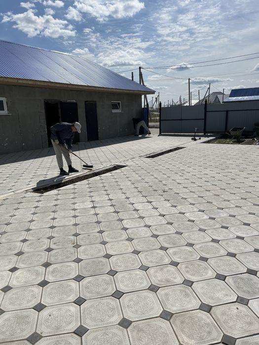 Укладка брусчатки