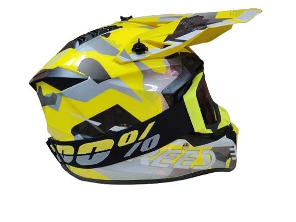 Каска Крос Мотор/Скутер/Бъги/Вело/АТВ очила 100%-195-1