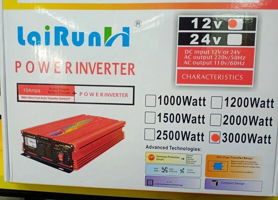 Преобразователь с 12В на 220В