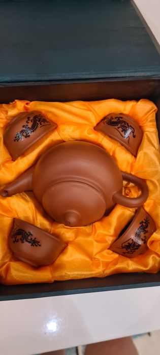 Миниатюрен к-т чайник