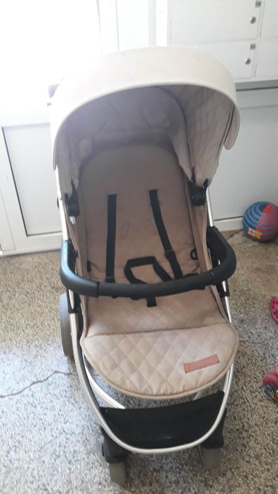 Комбинирана бебешка количка Cangaroo Noble 2в1, бежова