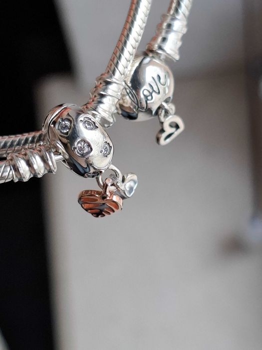 ПАНДОРА сребърни гривни - размер 17