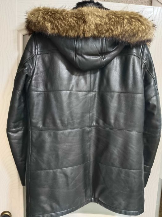 Дубленка мужская кожаная