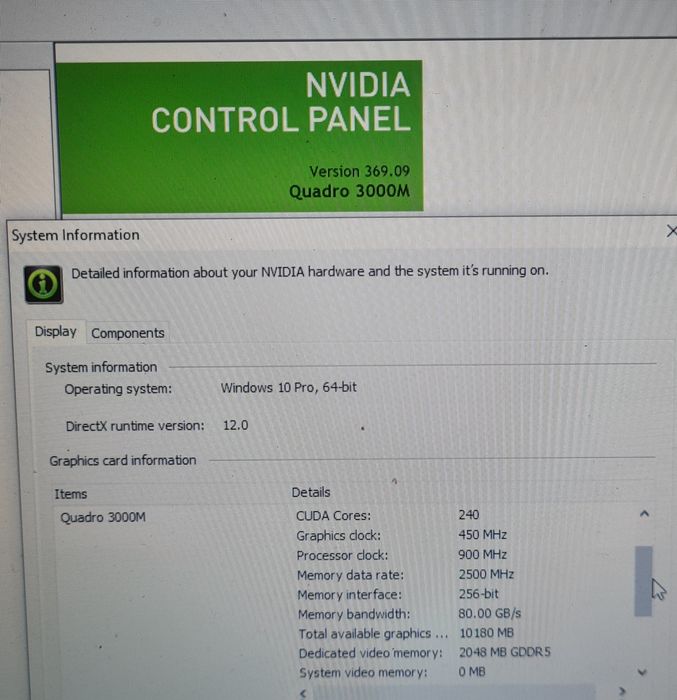 Dell Precision M6600 i7 2720QM, 16 GB RAM, Quadro 3000M, SSD 128 GB