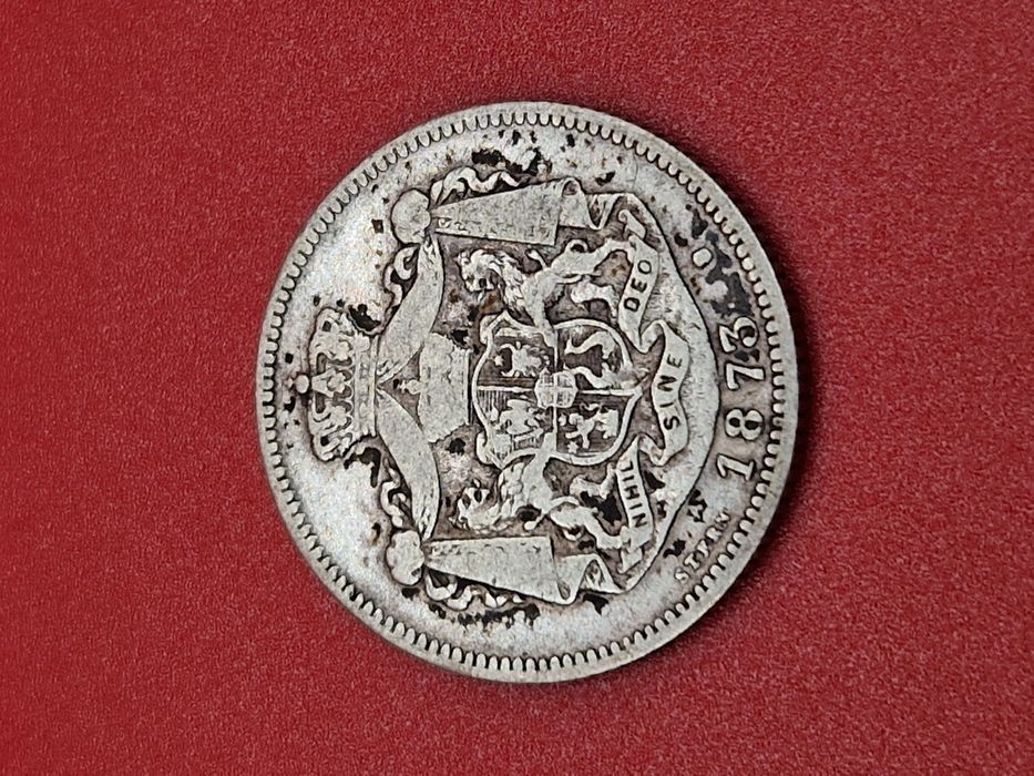 REZERVAT - 1 Leu 1873 - Moneda regală din argint.