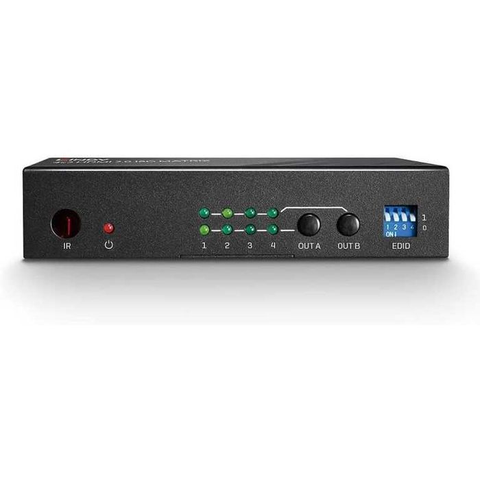 Матричен превключвател LINDY 4×2 HDMI 2.0 18G 38084