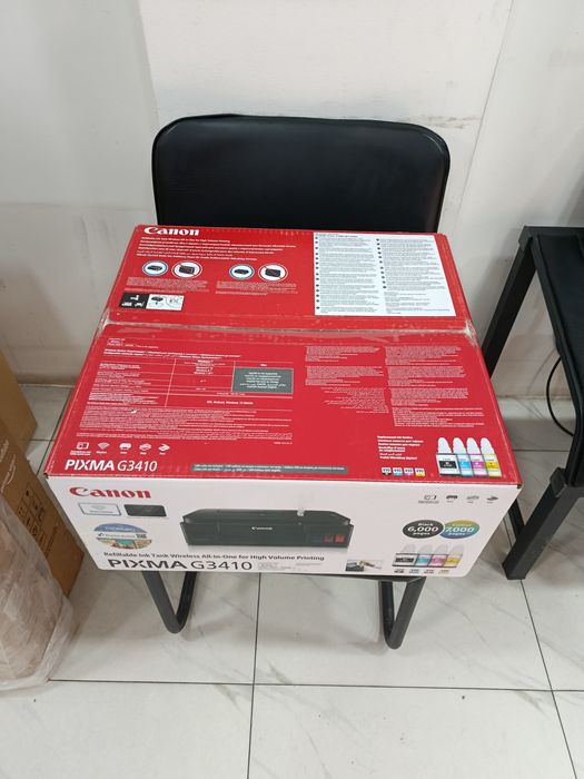 МФУ Canon PIXMA G3410 с Wi-Fi | Цветной принтер, сканер, копир A4