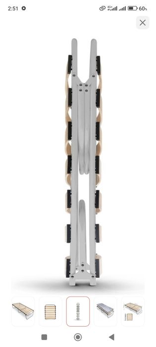 Раскладушка деревянная