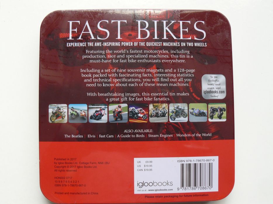 FAST BIKES Un Set Special In Cutie De Tabla Pt Colectionari Sau Cadou