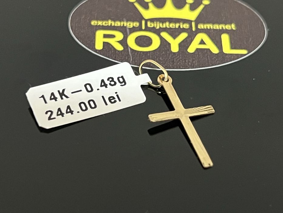 Bijuteria Royal CB : Pandant aur 14k 0,43 grame