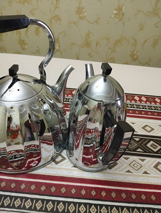 Мельхиоровые чайник