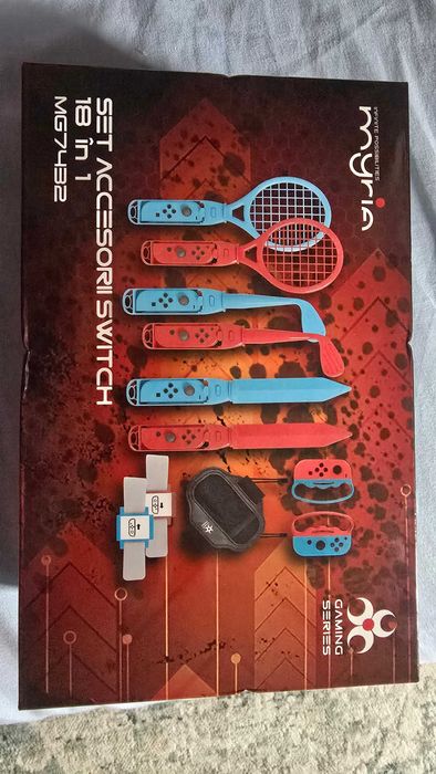 Set accesorii Nintendo Switch,  18 in 1 , nou