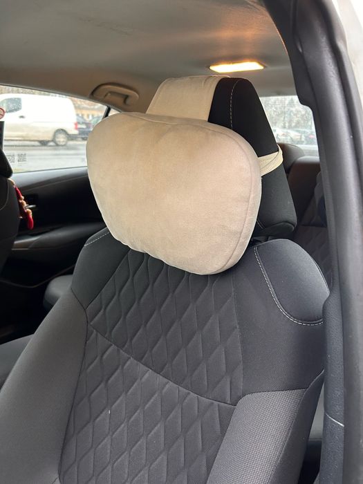 Set 2 buc. Perne Tetiere Auto ULTRA SOFT ALCANTARA, pt sustinere gat