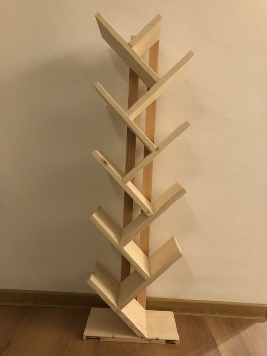 Suport de carti din lemn-Wood Bookshelf