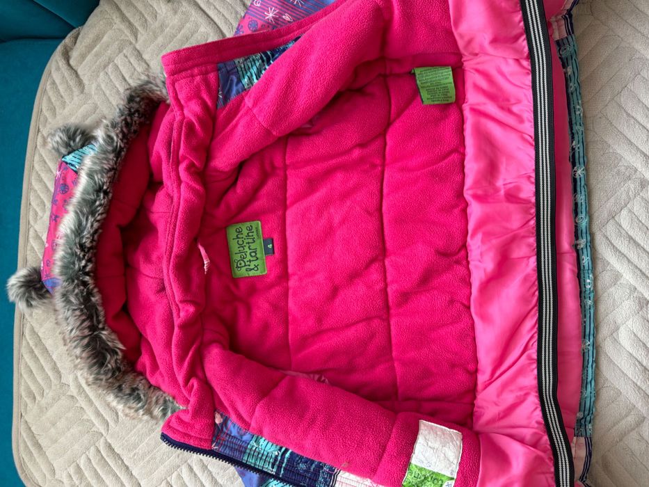 Детский зимний комбинезон для девочки