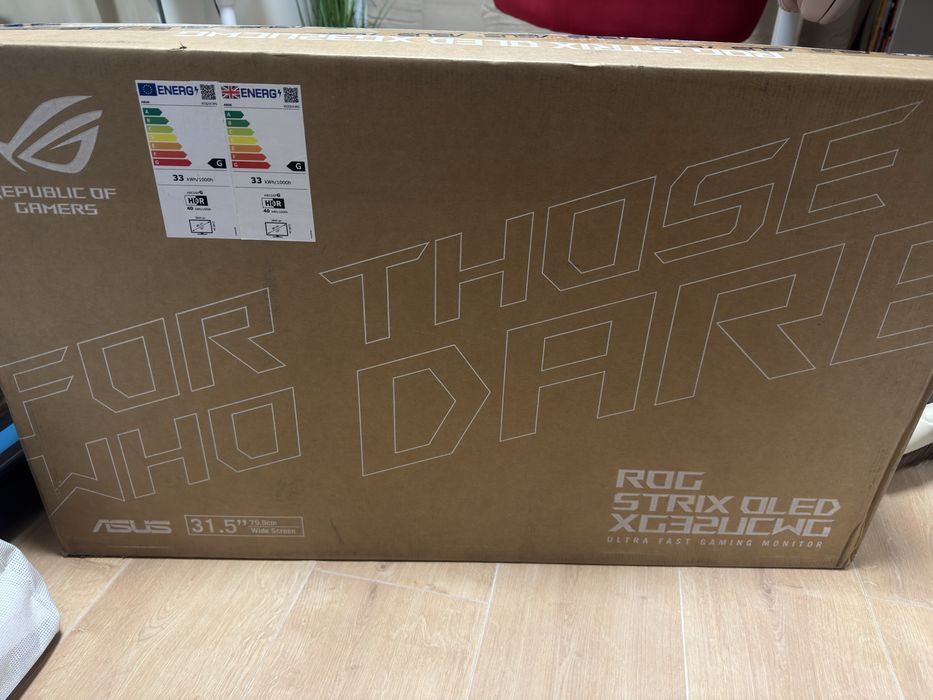 Гейминг монитор ASUS - ROG Strix XG32UCWG