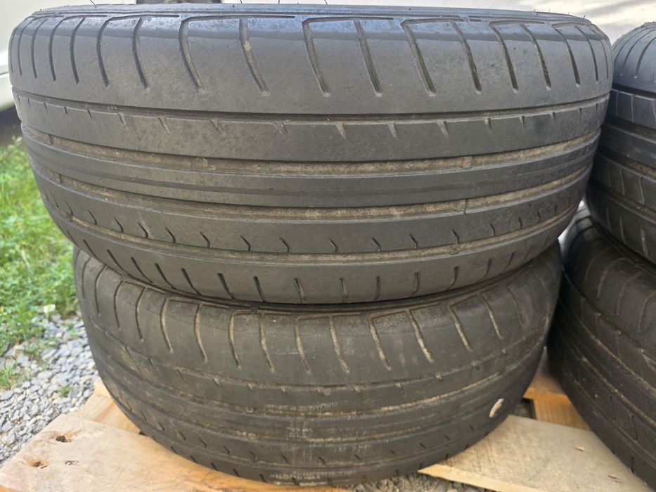 Лети джанхи 16ки 5х112 VW + летни гуми 205/55/16 Dunlop