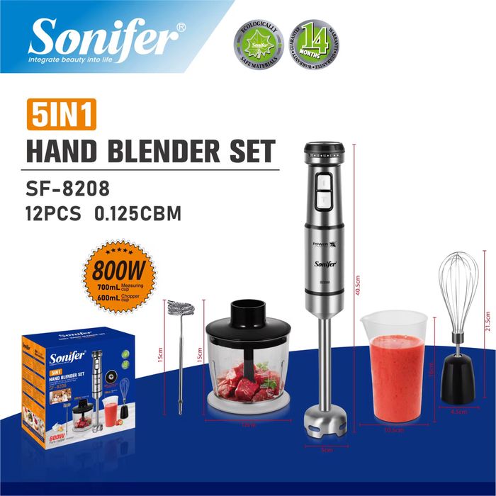 Доставка! Блендер 5 в 1 Sonifer SF-8208