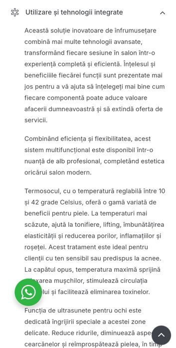 Nouă! Sigilată! Combina Hidrafacial 11 in 1