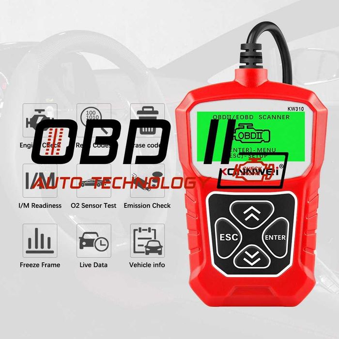 Универсална Авто Диагностика Konnwei KW310