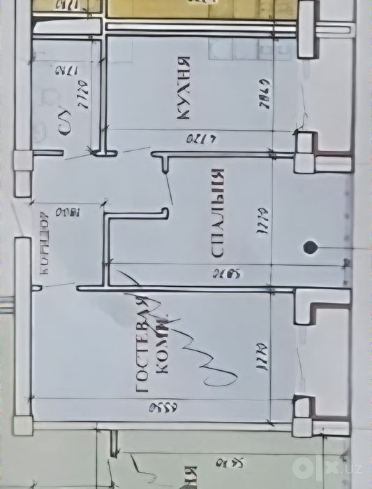 Срочно продаётся 2 ком.  | 63,81 м² | 5-этаж