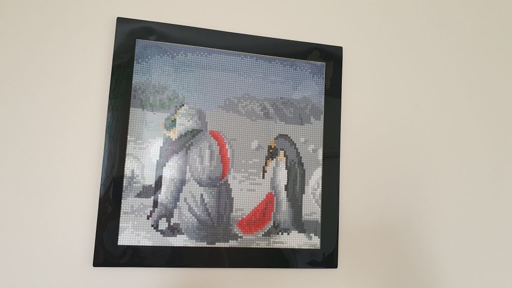 Алмазная картина в магнитной рамке