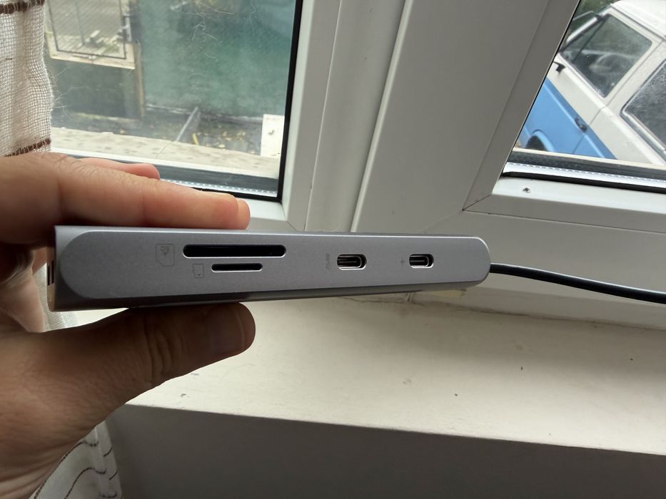 Satechi USB-C Multiport MX Adapter (тъмносив) - хъб/док за Macbook