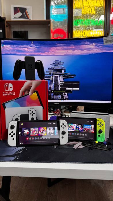 Nintendo Switch Oled,  Splatoon edition KEFIR,256Gb,512Gb