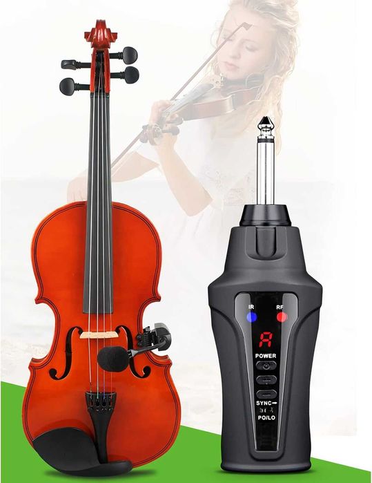 Set Wireless Cardioid condensator microfon pentru Vioara și Viola ACEMIC VT-5 Violin & Alto Shure
