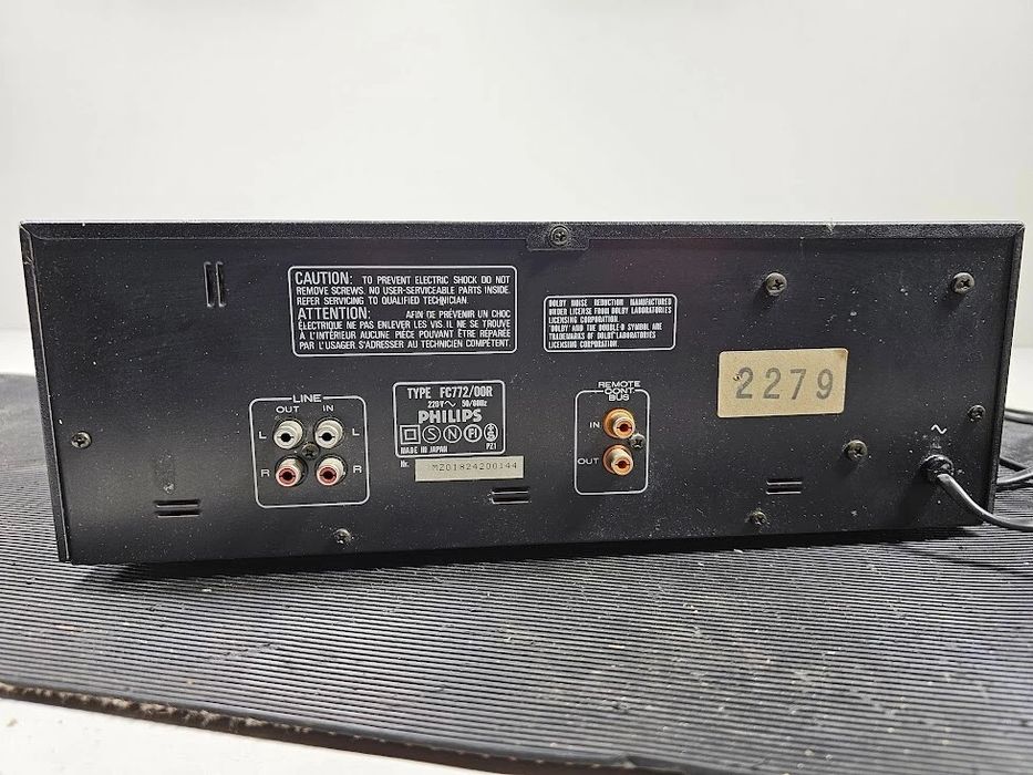 Deck Philips  FC 772. Dual Logic Stereo