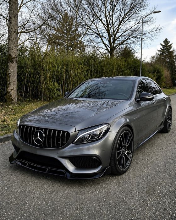 Решетка Panamericana/GT Mercedes C-Class W205/S205 AMG-Line (2014-2018)