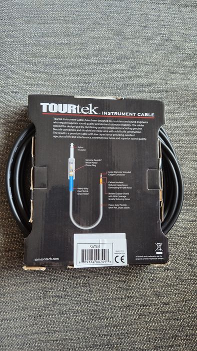 Cablu instrument Tourtek 15' (4,5 m)