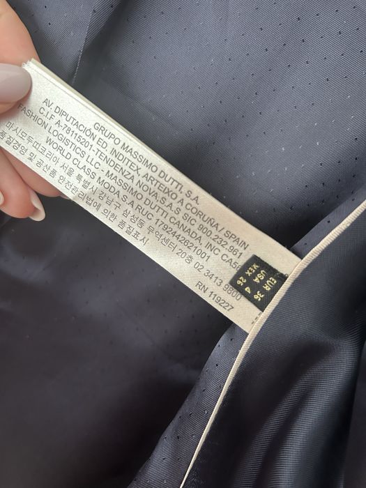 Sacou catifea Massimo Dutti S