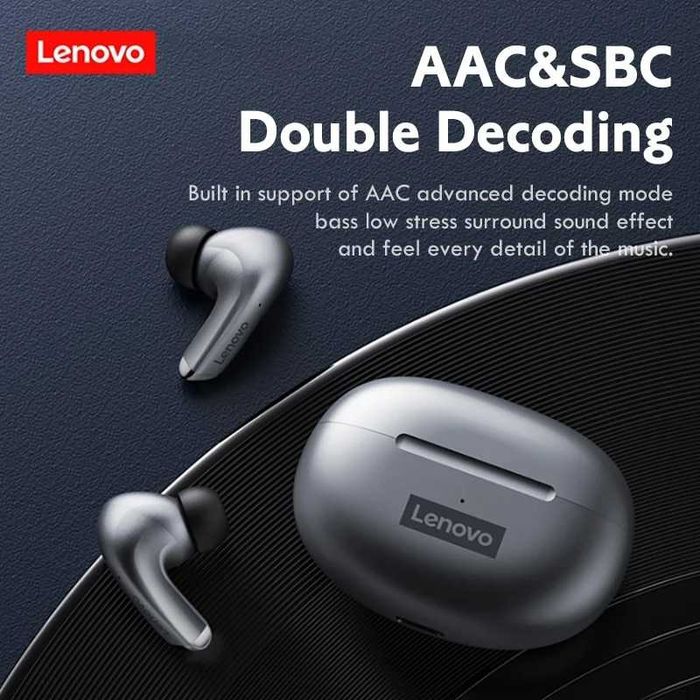 Lenovo LP5 (беспроводные Bluetooth-наушники)