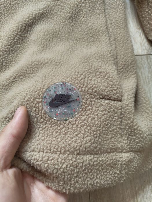 NOUA Geaca jacheta din fleece Nike originala maro mărimea M de bărbați