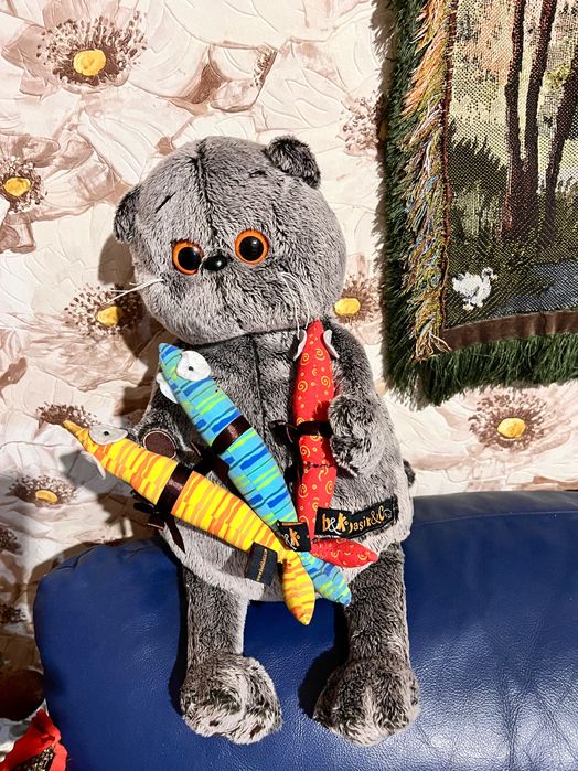 Кот Басик мягкая игрушка