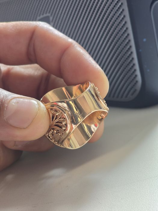 Перстень золотой,585пробы,22.5размер