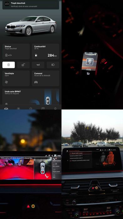 BMW 520d G30 LCI Mild Hybrid 2021 – M Pack – Laser – Ventilație – Soft Close – 360° – Harman Kardon – Head-Up Display