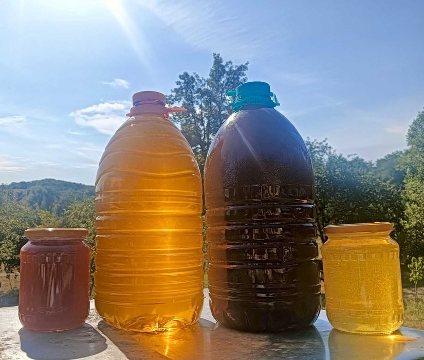 Miere mană/ salcâm( TRANSPORT INCLUS )
