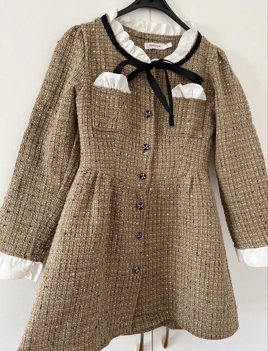 Твидовое платье в стиле Old Money