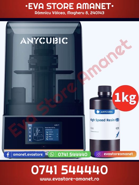 Imprimantă 3D Anycubic Photon M7 Pro 14K 10.1" dimensiuni 223x126x230 mm