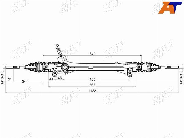 Рейка рулевая Lexus Rx 270