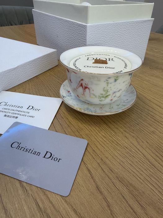 Christian Dior Fresh Cotton свещници свещ ароматизирана