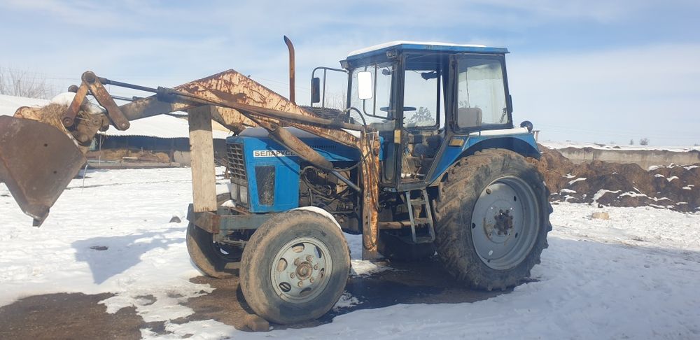 Трактор МТЗ 80 бугдой села очар.