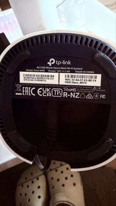 Sistem Mesh Wi-Fi TP-Link Deco M4 AC1200 2-Pack Gigabit