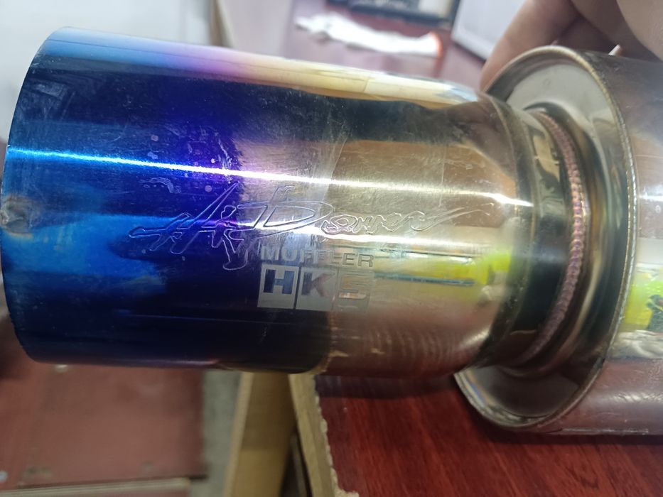 HKS прямоток, глушитель