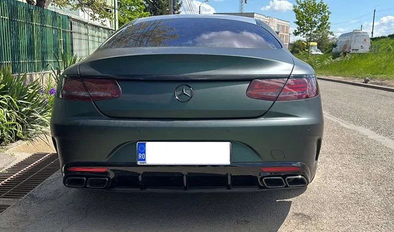 Difuzor bara spate Mercedes S-Coupe C217 A217 (2014-2017) S63 AMG Black Design