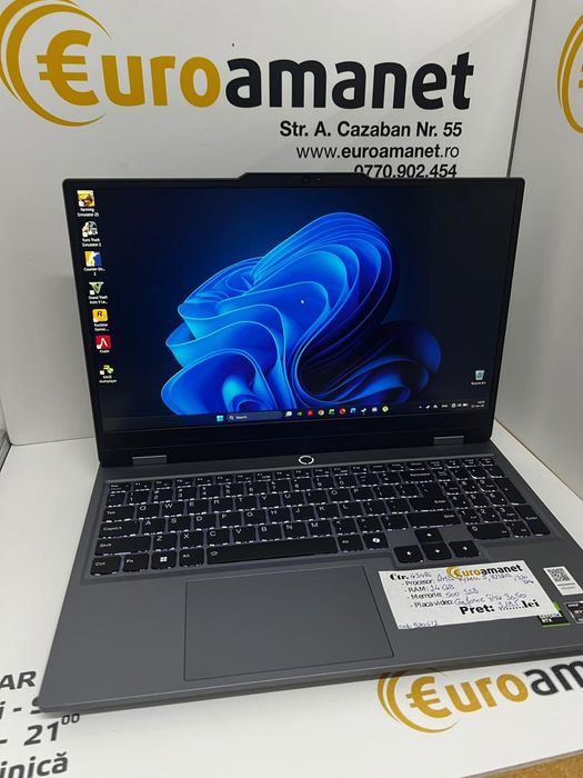 Laptop Gaming Lenovo LOQ 15ARP9, AMD Ryzen 5 7235HS -I-